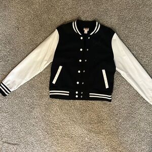 Vintage style letterman jacket